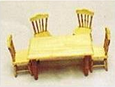 Pine Kitchen Table and Chairs