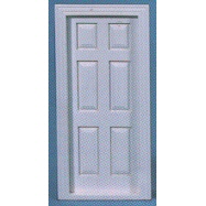 1/12th White painted External Door