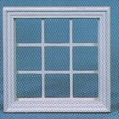 1/12th White Painted Small Georgian Window